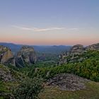 Sonnenaufgang in Meteora