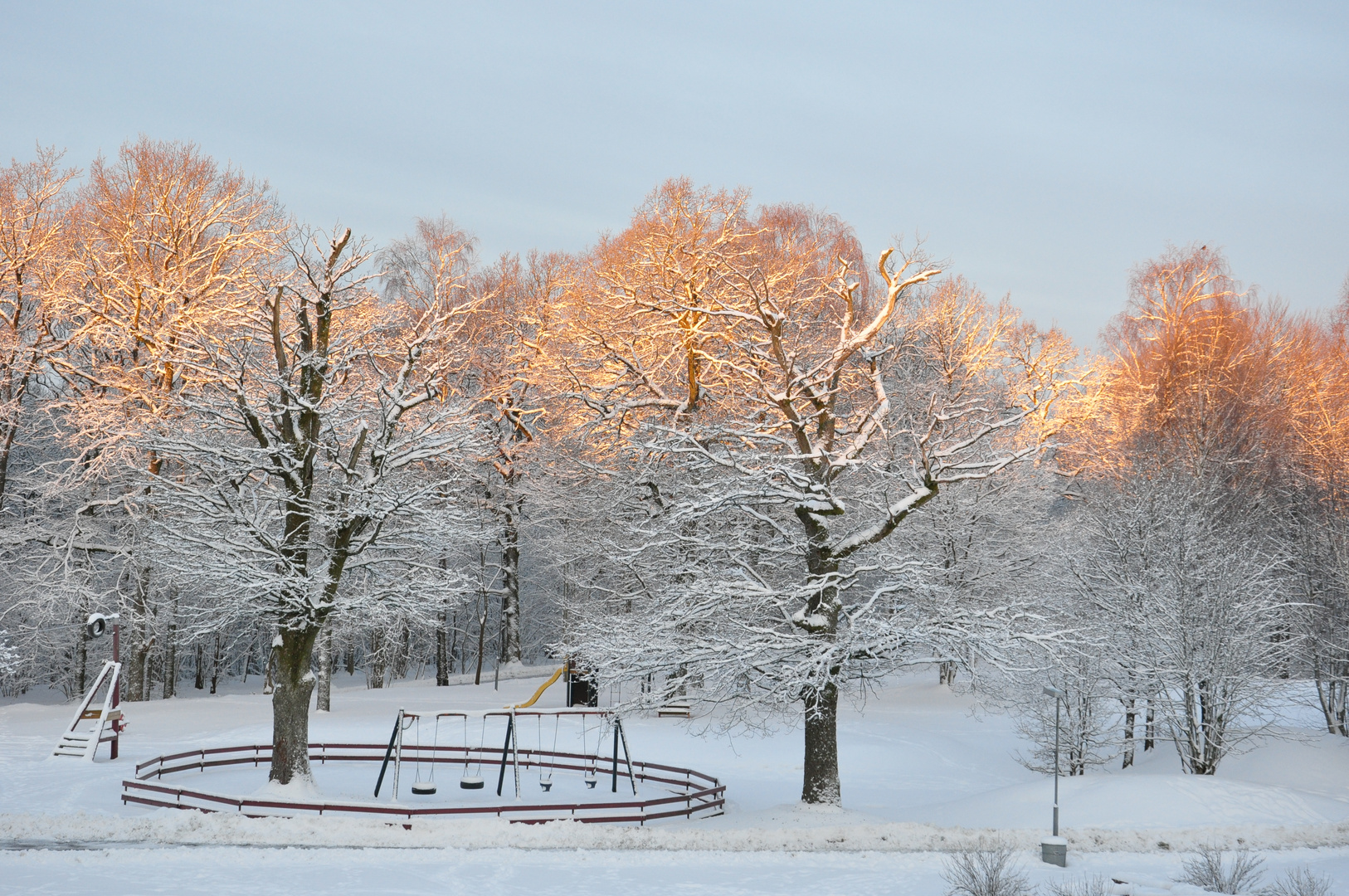 Sonnenaufgang in Mölnlycke/Göteborg Dezember 2010