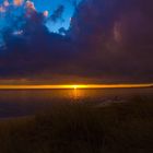 Sonnenaufgang in Munkmarsch auf Sylt (5 min. später)