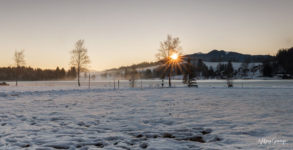 Sonnenaufgang in Murnau