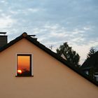 Sonnenaufgang in Nachbars Fenster