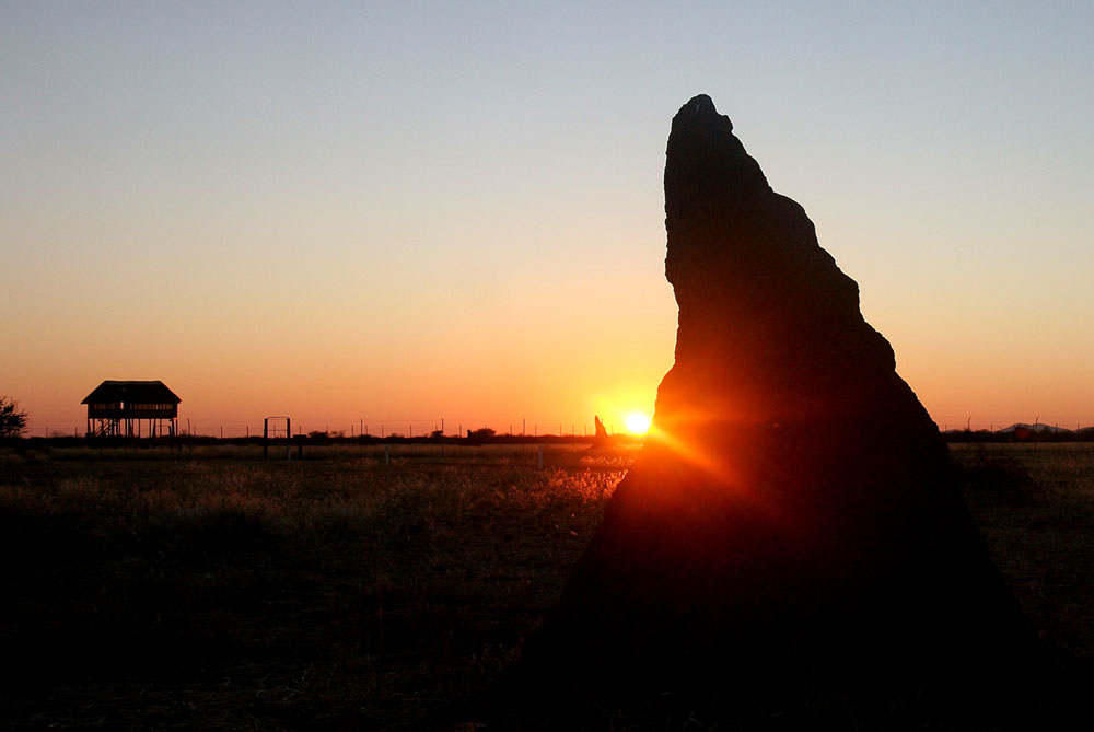 ...Sonnenaufgang in Namibia