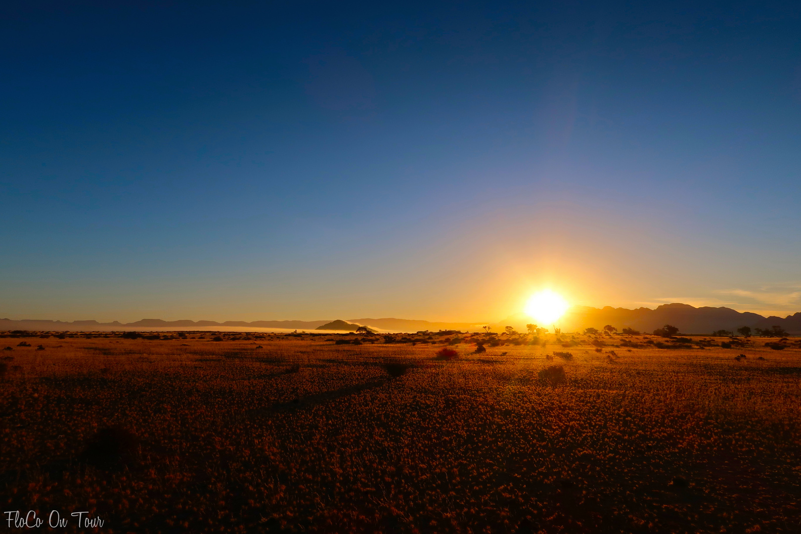 Sonnenaufgang in Namibia