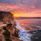 Sonnenaufgang in Nazaré