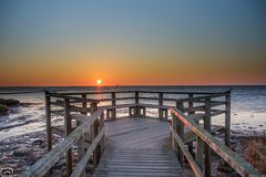 Sonnenaufgang in Nebel (Insel Amrum)