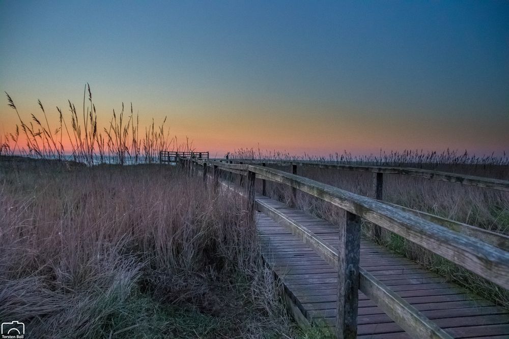 Sonnenaufgang in Nebel (Insel Amrum)