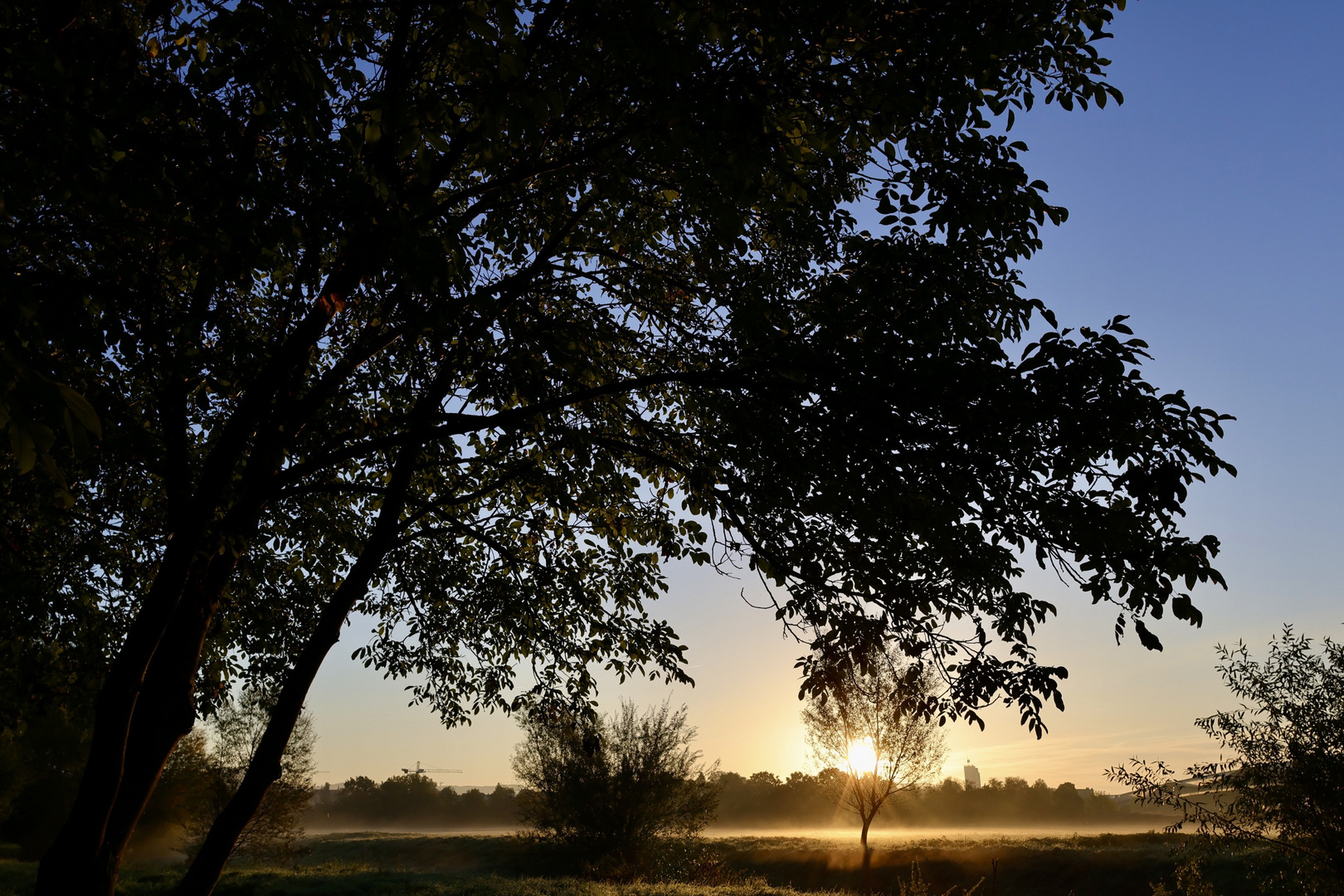 Sonnenaufgang in Neckarsulm 