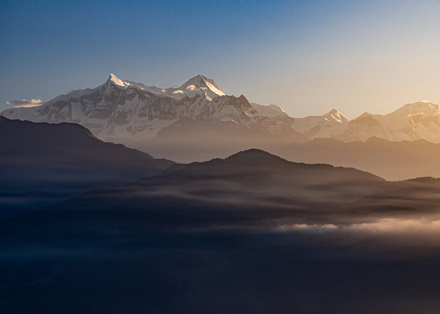 Sonnenaufgang in Nepal 2019