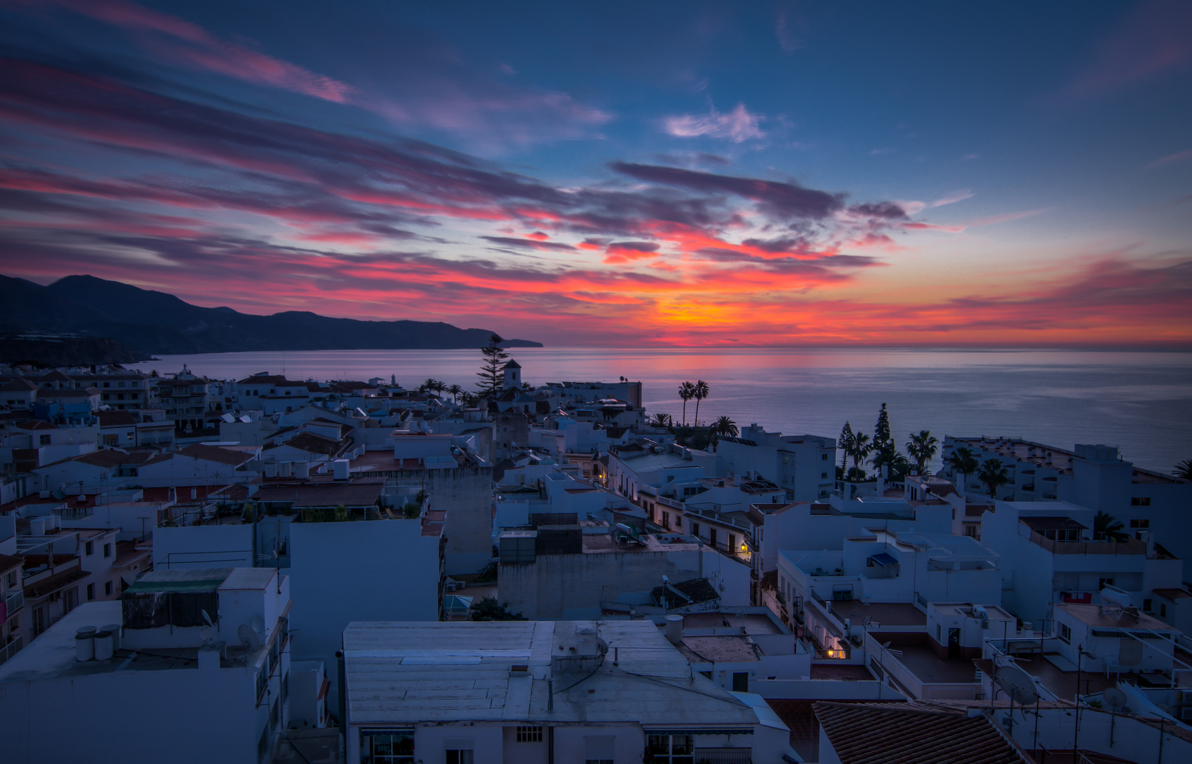 Sonnenaufgang in Nerja