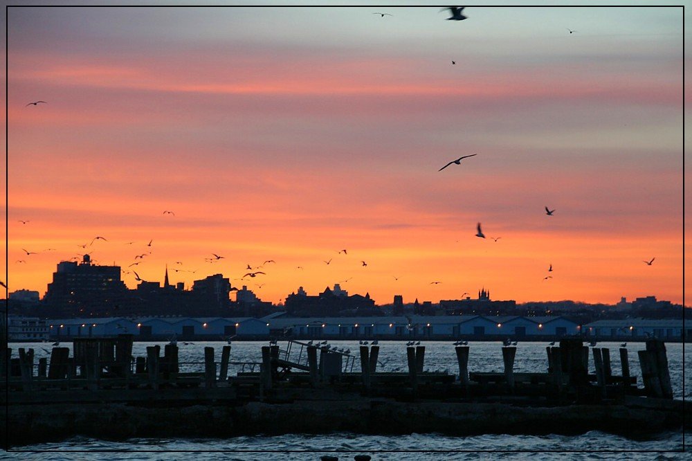 Sonnenaufgang in New York