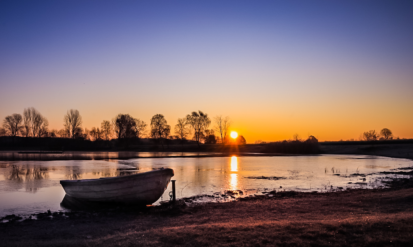 Sonnenaufgang in Norddeutschland 