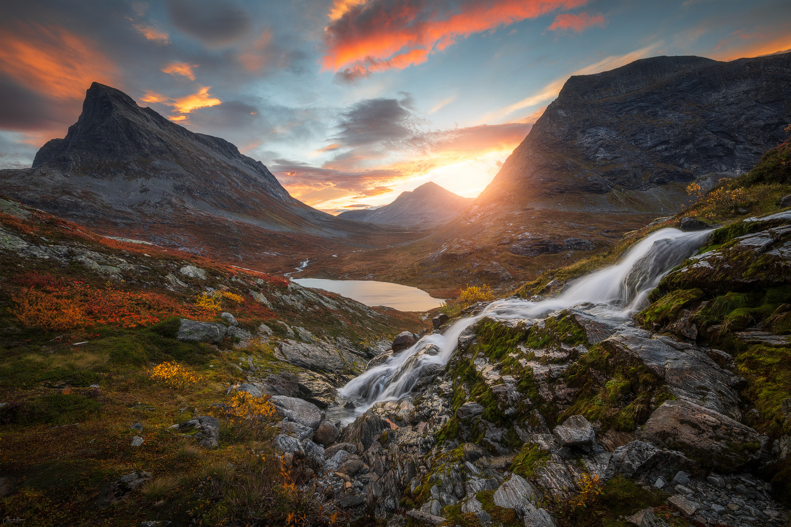 Sonnenaufgang in Norwegen