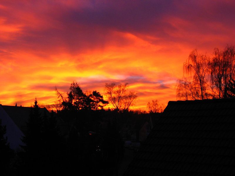 Sonnenaufgang in Nürnberg