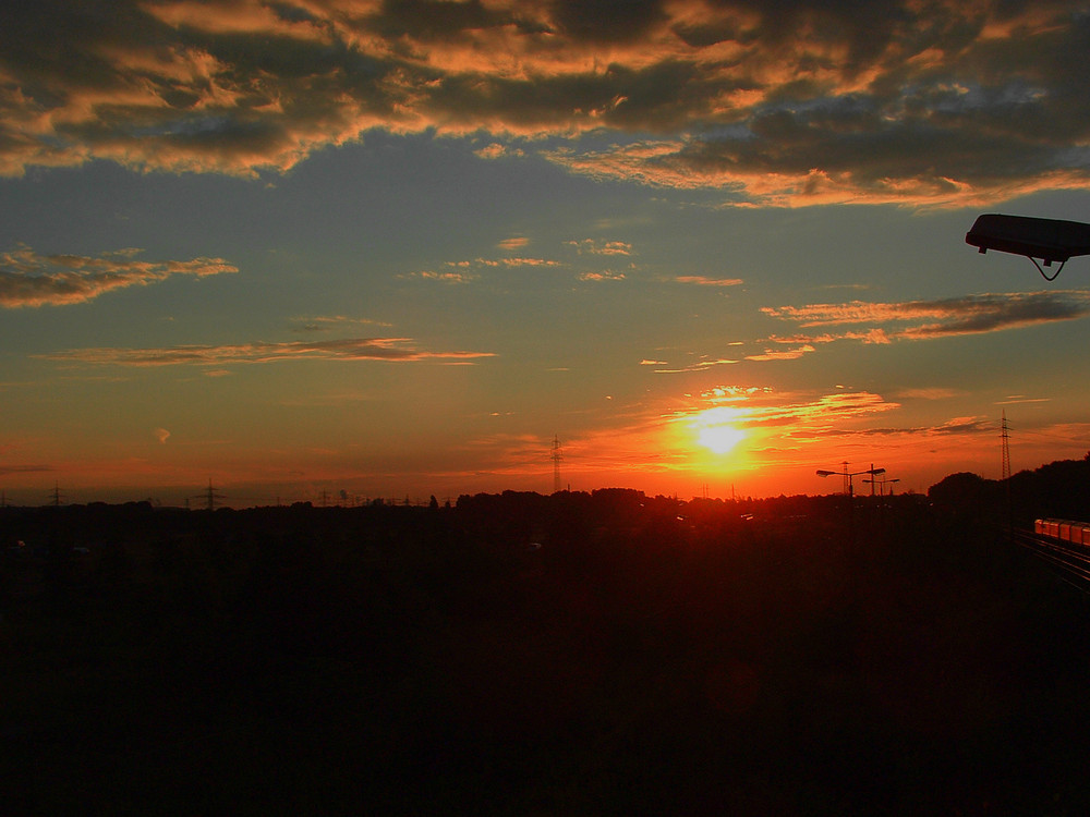 Sonnenaufgang in Oberhausen