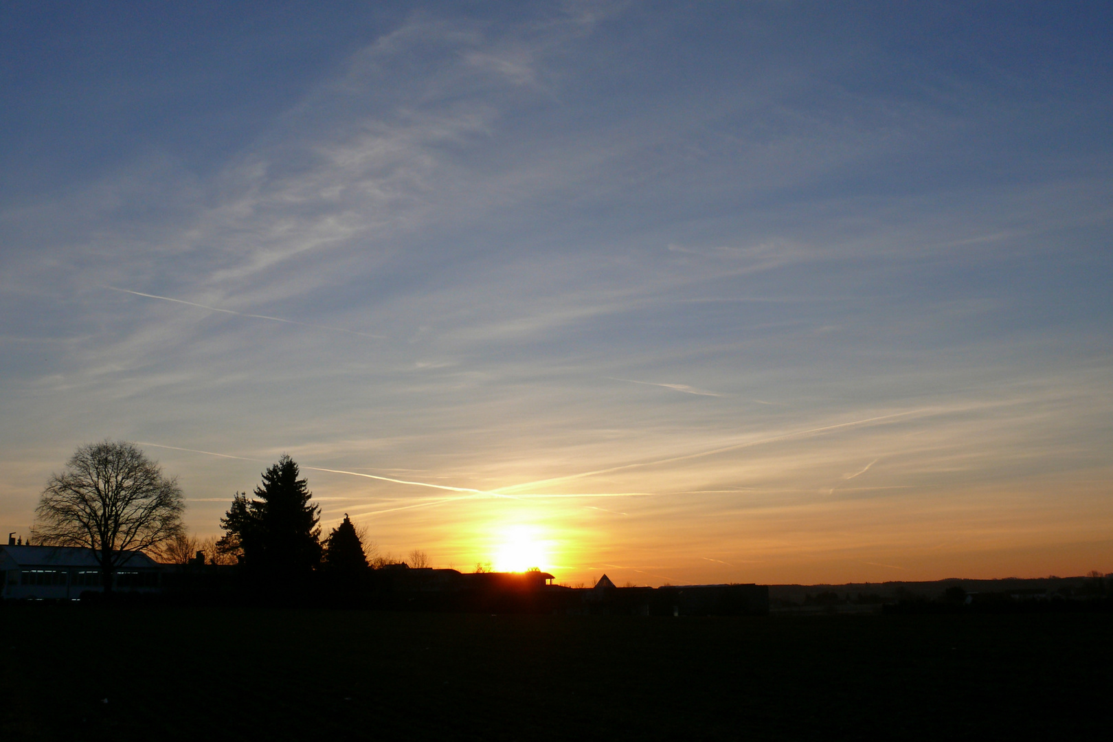 Sonnenaufgang in Odelzhausen