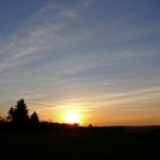 Sonnenaufgang in Odelzhausen