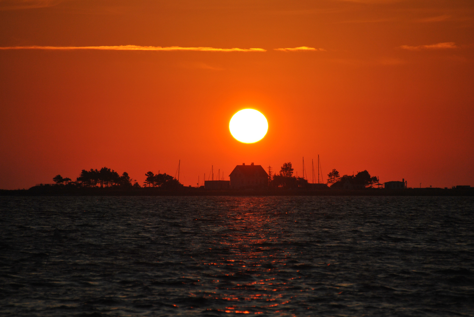 Sonnenaufgang in Olpenitz