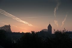 Sonnenaufgang in Oostkamp-Belgien ...