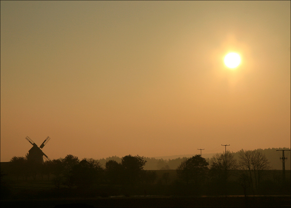 Sonnenaufgang in Ostthüringen