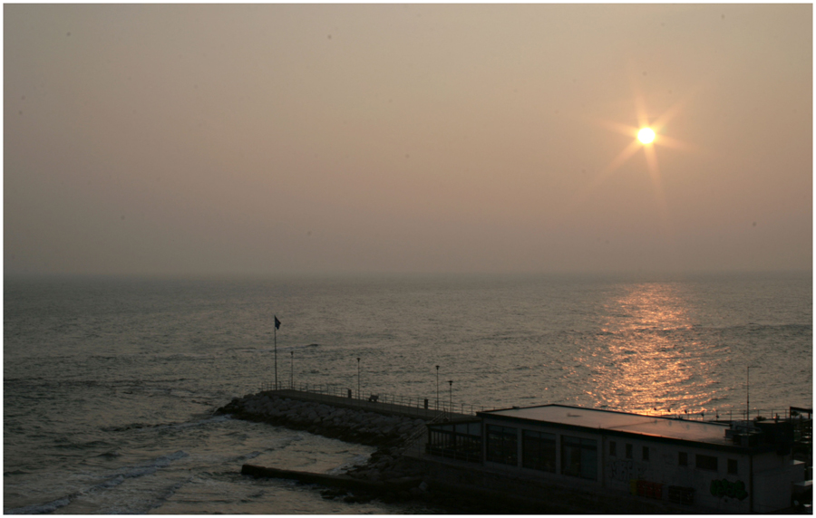 Sonnenaufgang in Pesaro