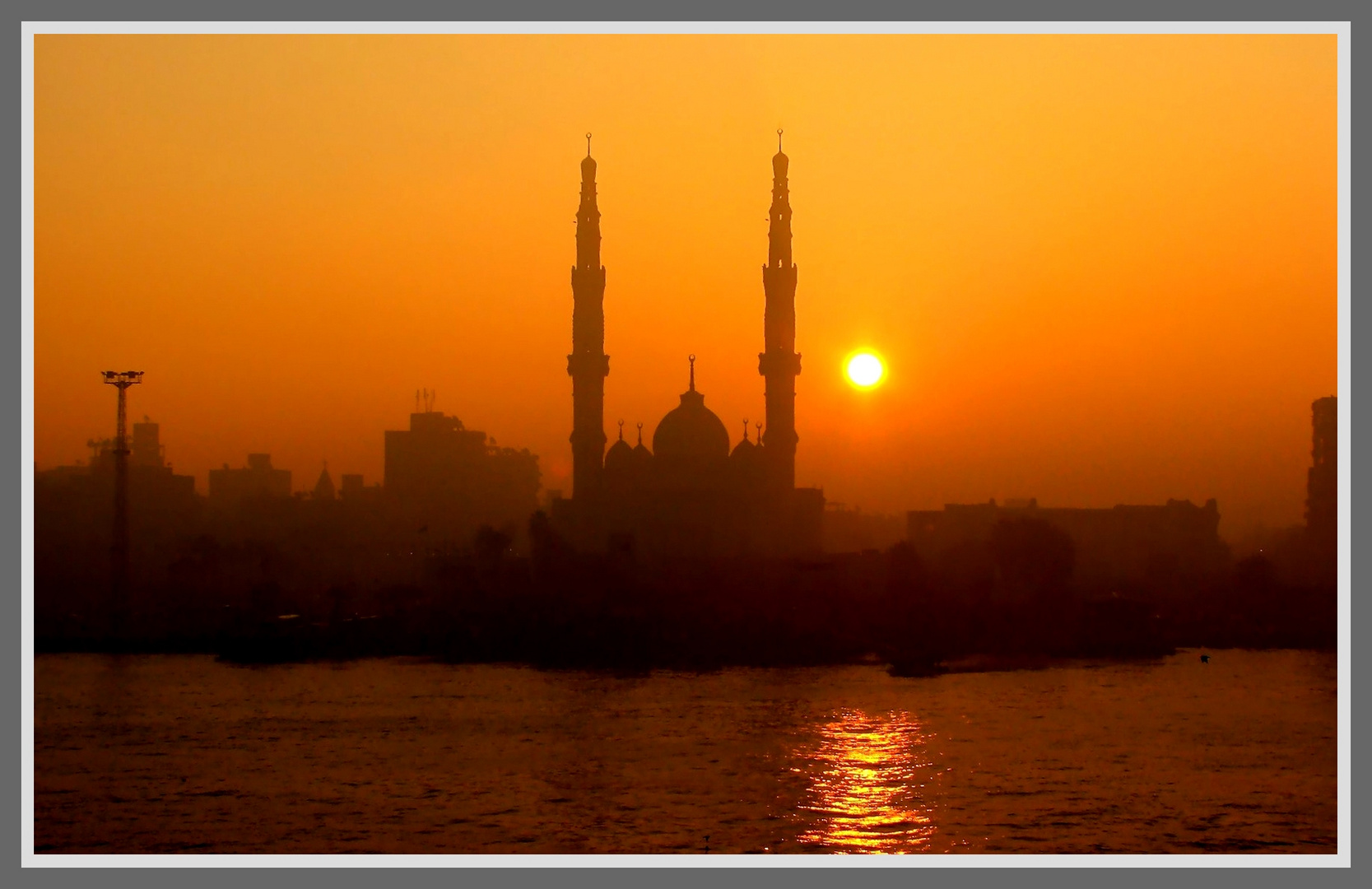 Sonnenaufgang in Port Said