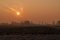 Sonnenaufgang in Pottendorf