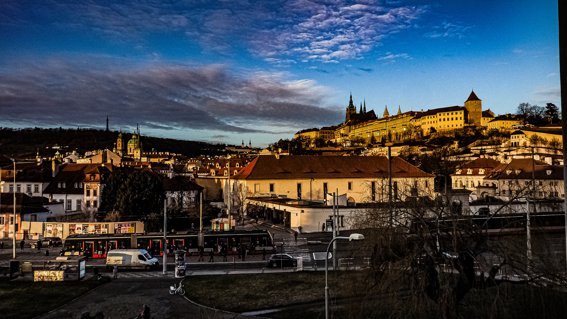 Sonnenaufgang in Prag