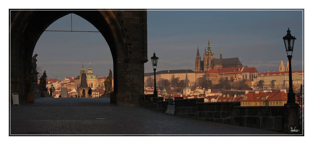 Sonnenaufgang in Prag