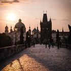 Sonnenaufgang in Prag