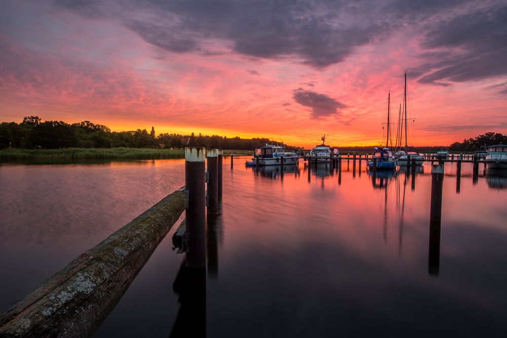 Sonnenaufgang in Prerow