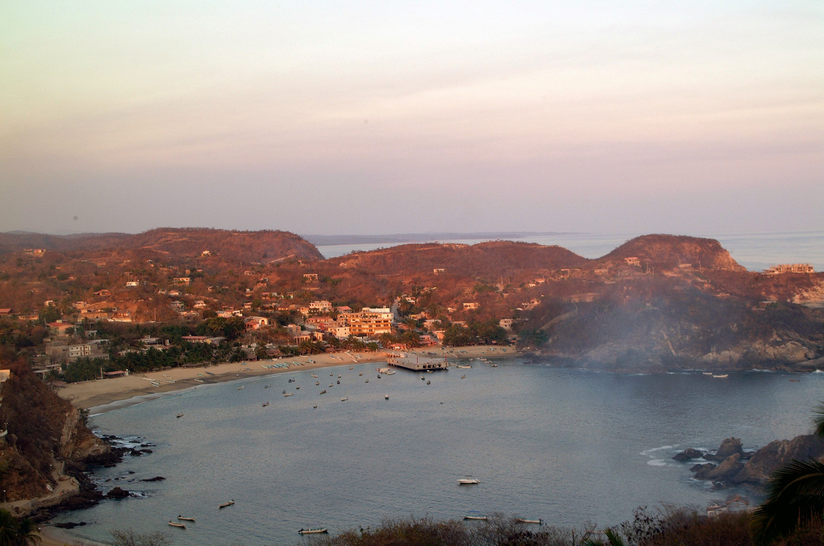 Sonnenaufgang in Puerto Angel, Mexiko, Oaxaca