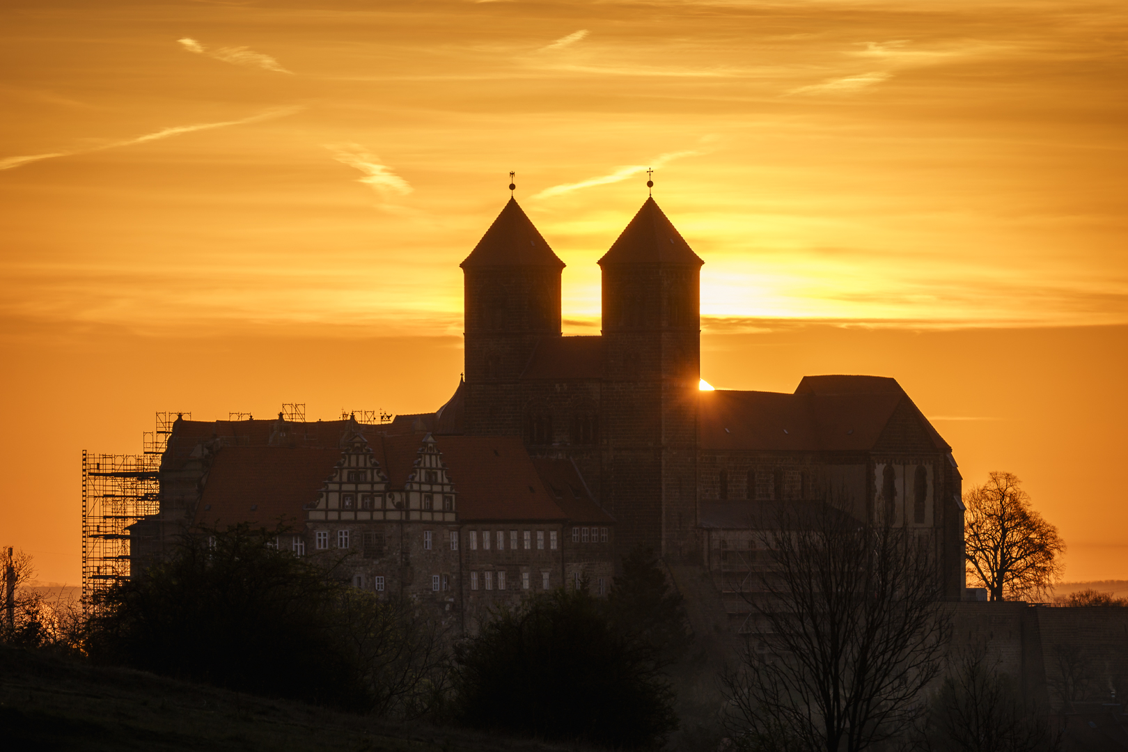 Sonnenaufgang in Quedlinburg (1)