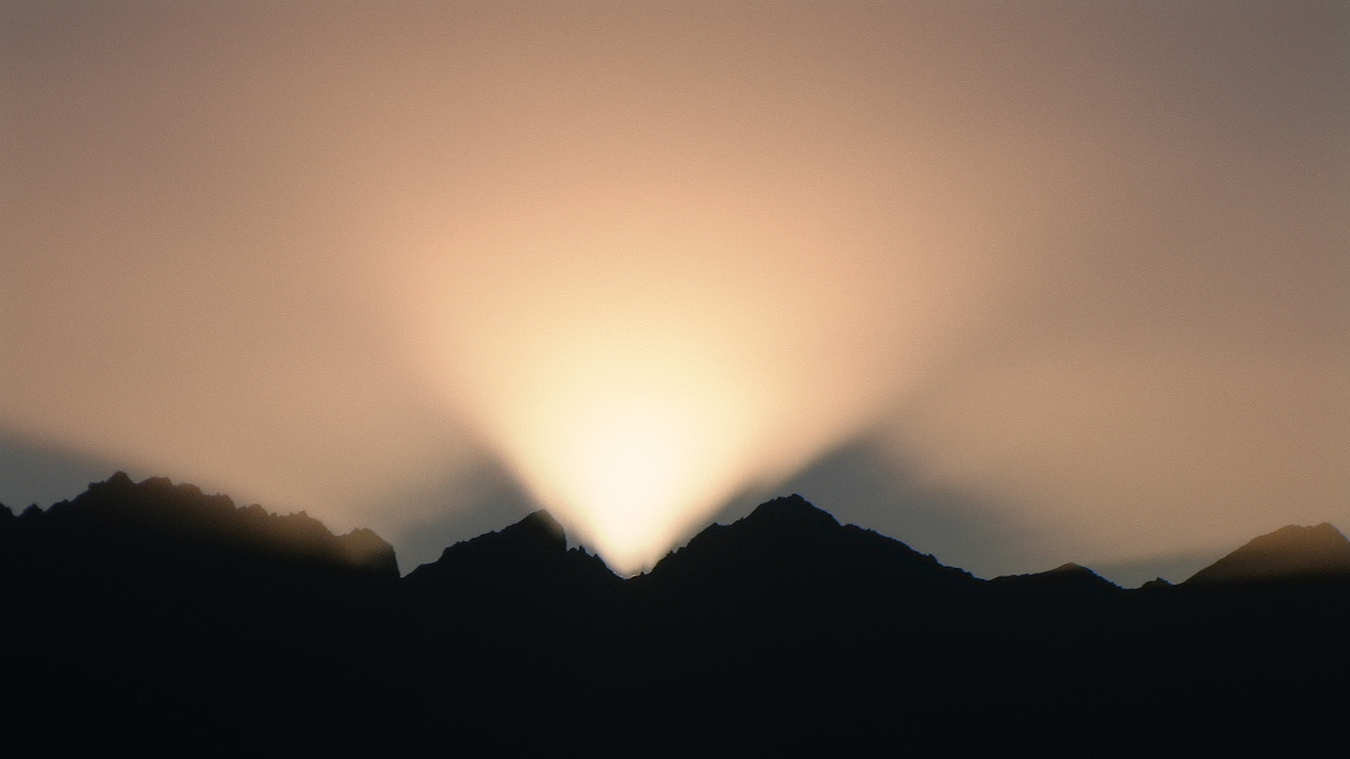 Sonnenaufgang in Queenstown Dez.2009