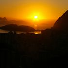 Sonnenaufgang in Rio de Janeiro