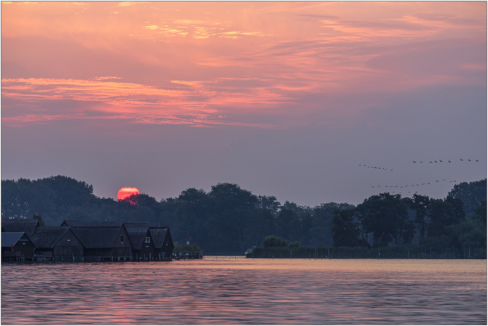 Sonnenaufgang in Röbel