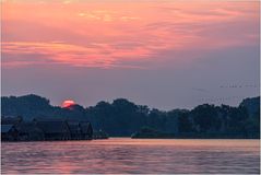 Sonnenaufgang in Röbel