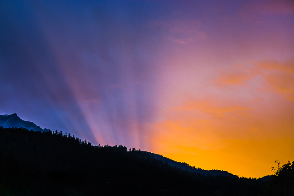 Sonnenaufgang in Saalfelden