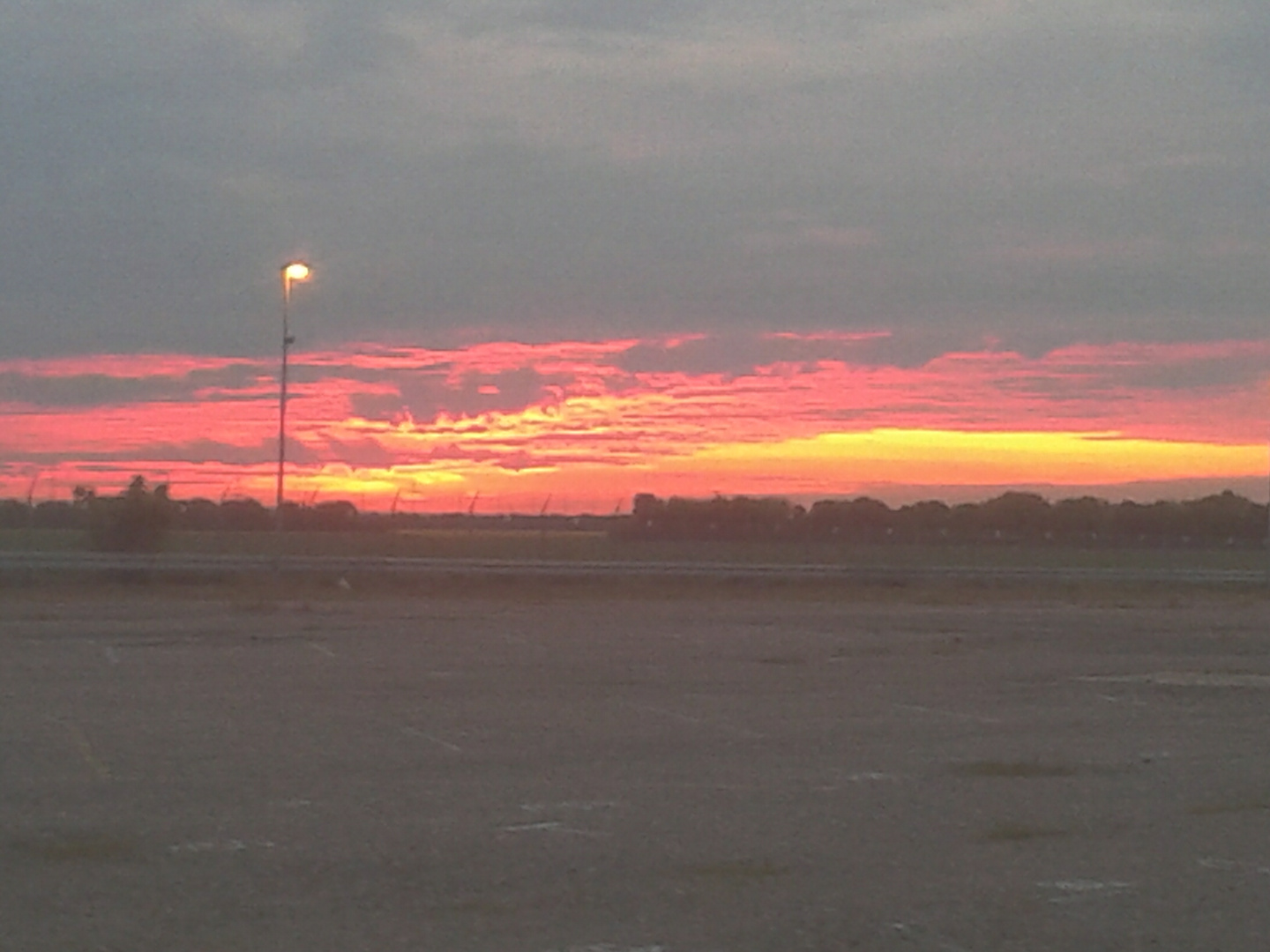 Sonnenaufgang in Sachsen