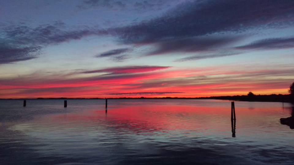 Sonnenaufgang in Saelvig, Samsö