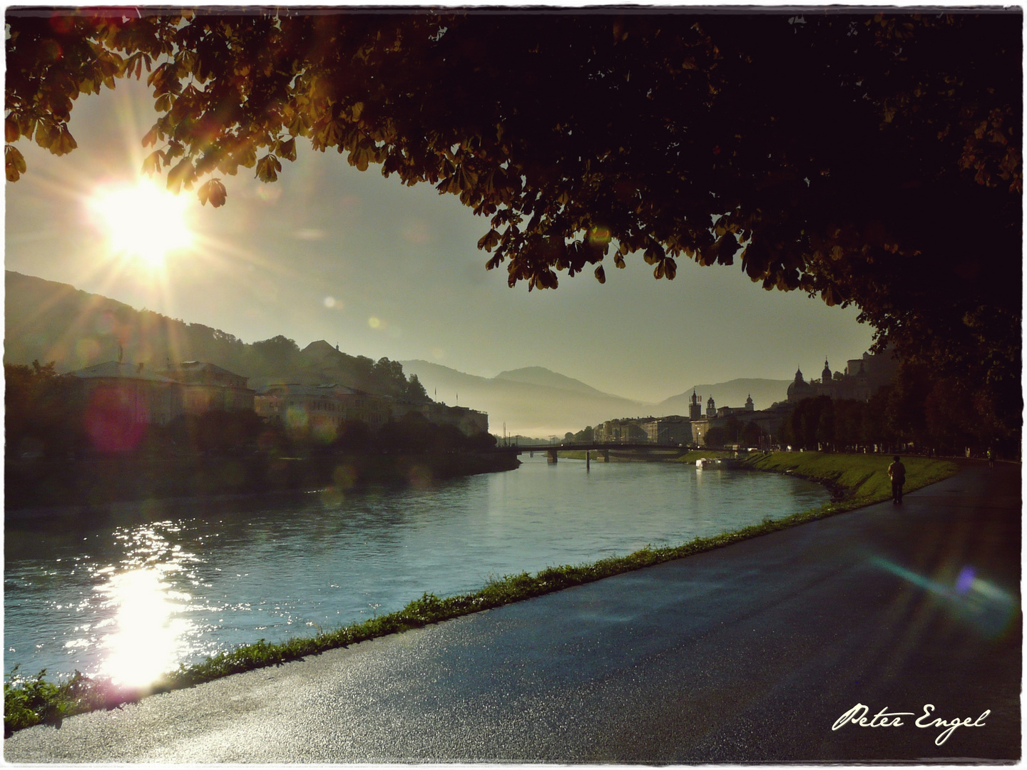 Sonnenaufgang in Salzburg