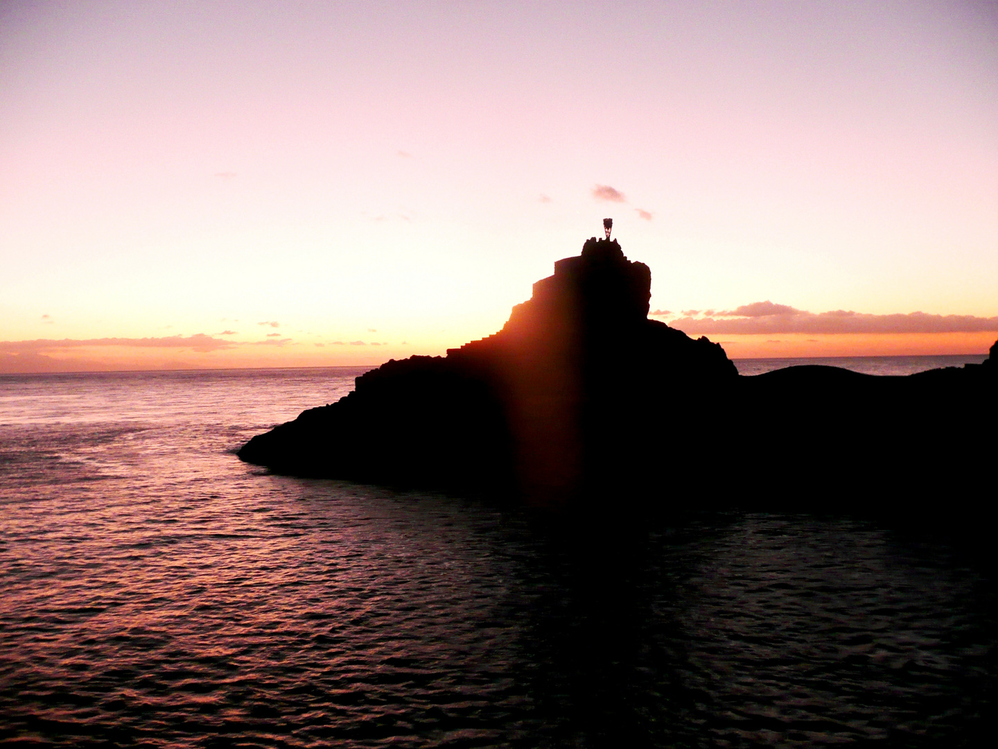 Sonnenaufgang in San Sebastian am Abreisetag