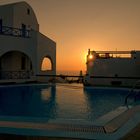 Sonnenaufgang in Santorin