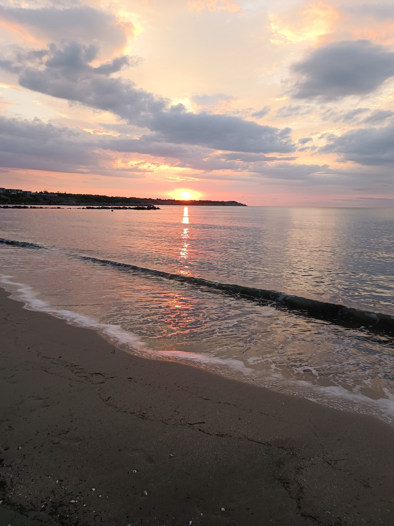 Sonnenaufgang in Sarafovo - Burgas - Bulgarien