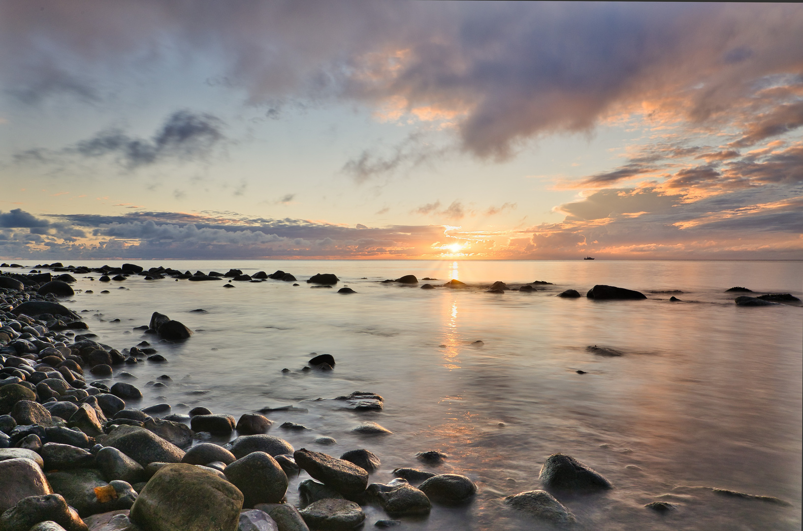 Sonnenaufgang in Sassnitz