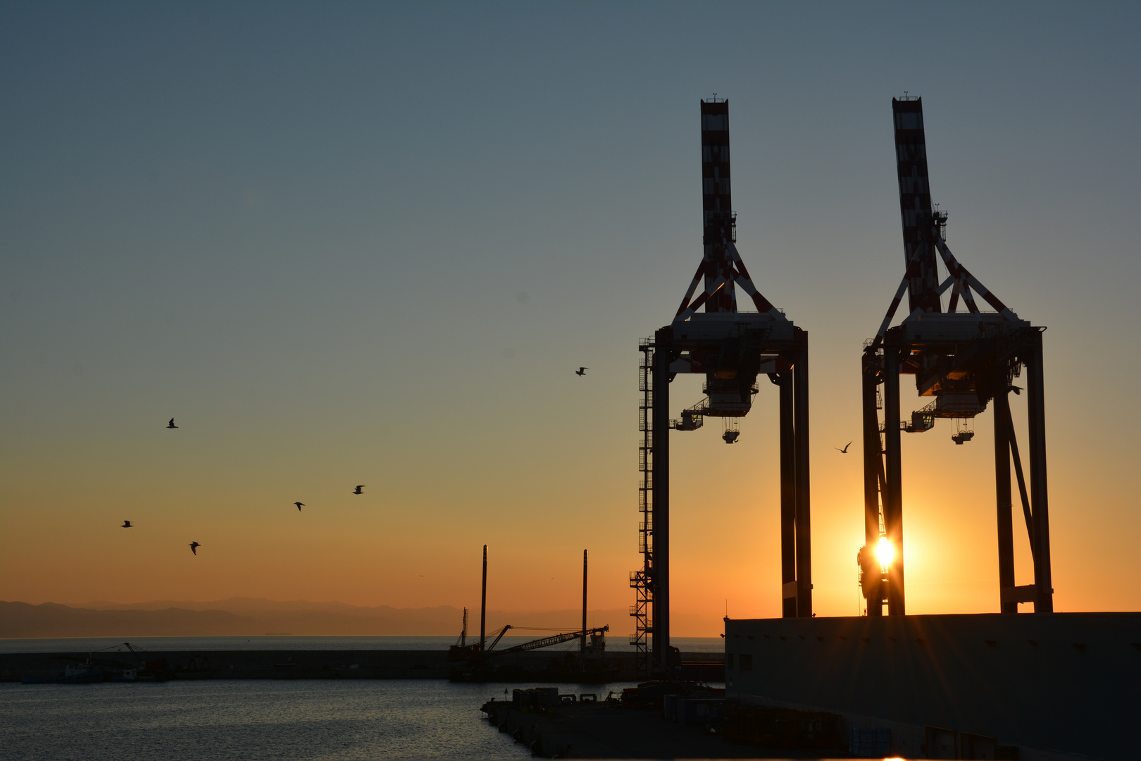 Sonnenaufgang in Savona