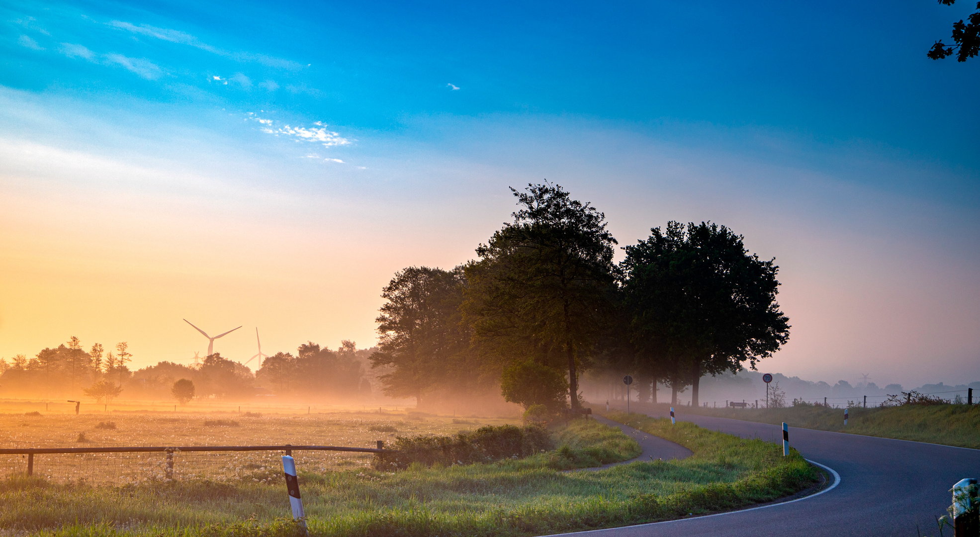 Sonnenaufgang in Schönemoor