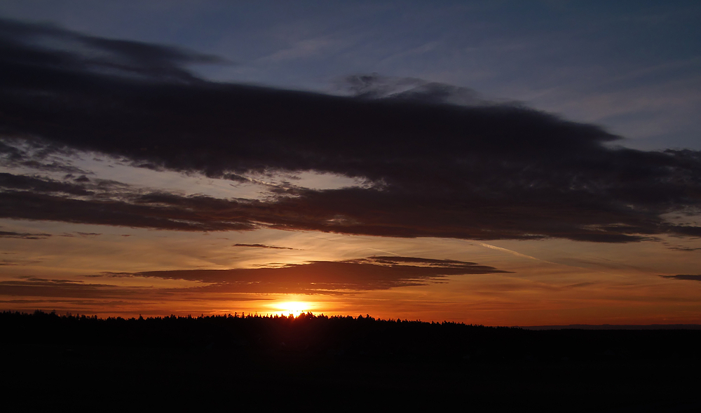 Sonnenaufgang in Seewald - Besenfeld