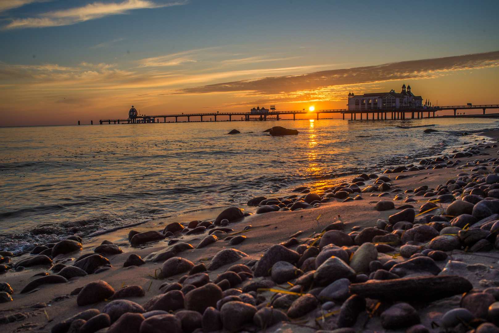 Sonnenaufgang in Sellin