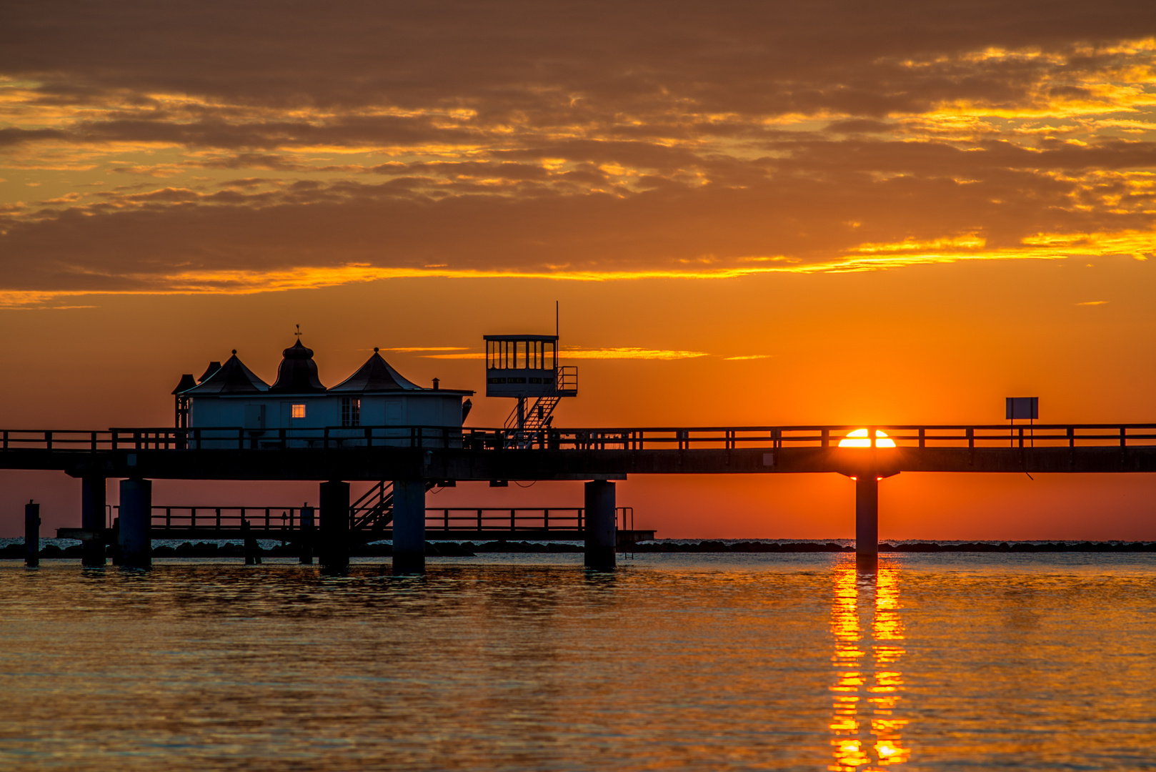 Sonnenaufgang in Sellin