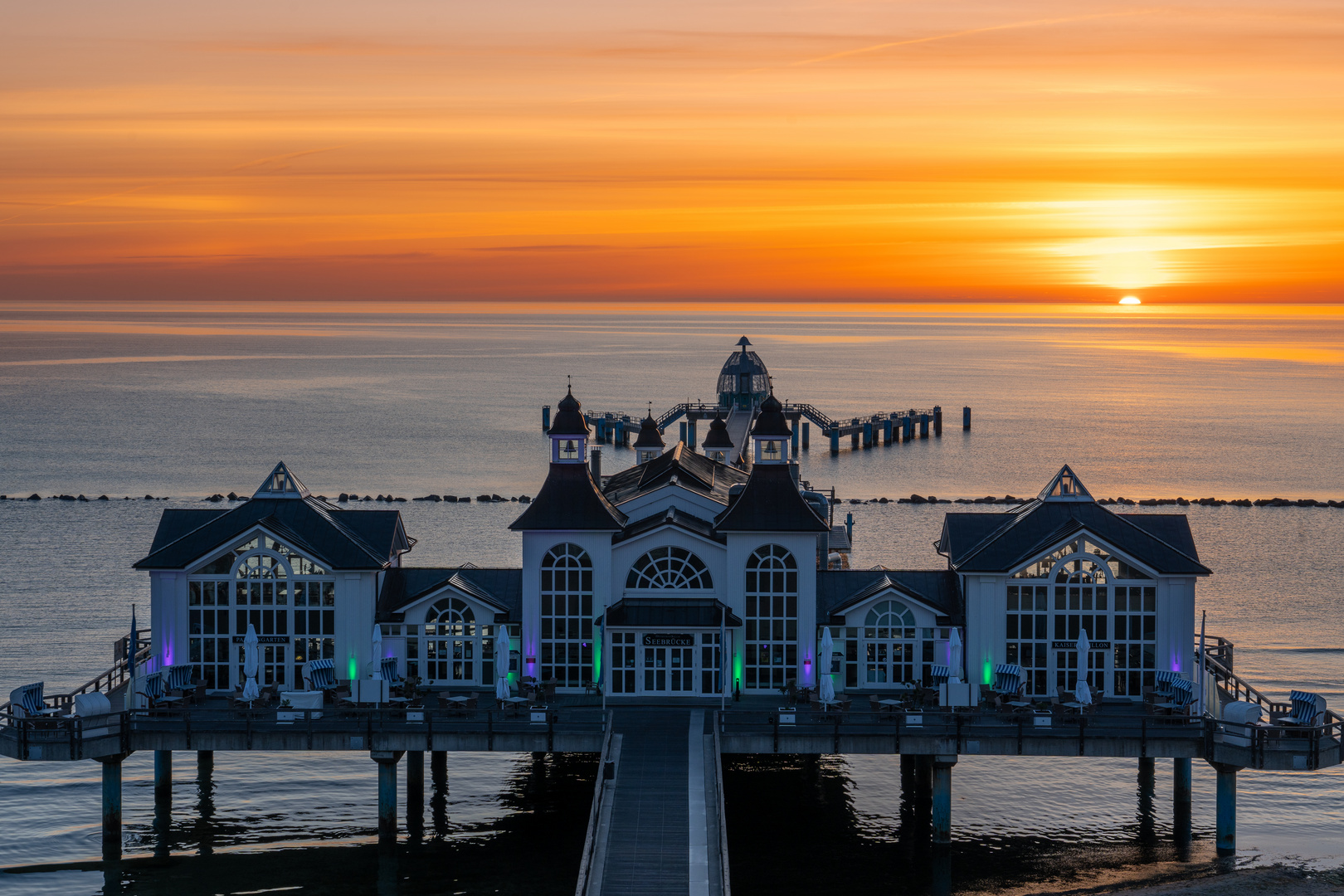 Sonnenaufgang in Sellin